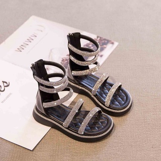 sandal chiến binh đính đá bé gái