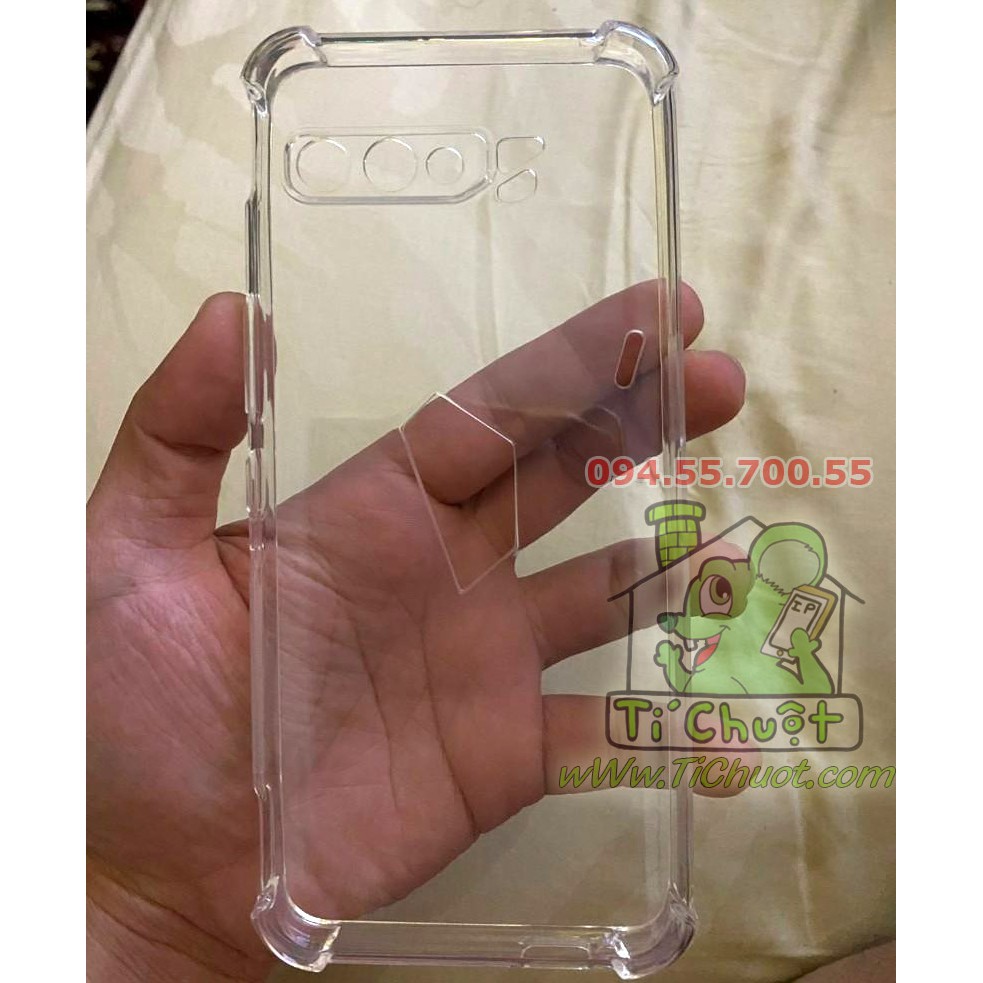 [Chống Sốc] Ốp lưng Asus ROG Phone 3 ZS661KS Dẻo Đệm 4 Góc
