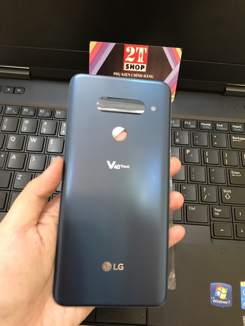 KÍNH LƯNG LG V40 ZIN CHUẨN KÈM RON XỊN