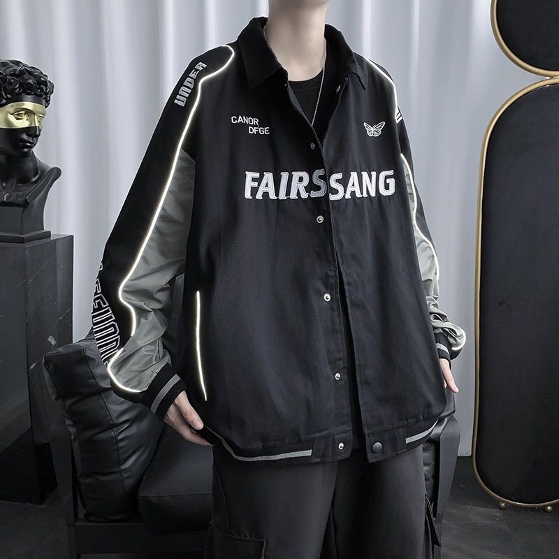 Áo Khoác Bóng Chày Cổ Vuông Dáng Rộng Thời Trang 2020 Cho Nam | BigBuy360 - bigbuy360.vn