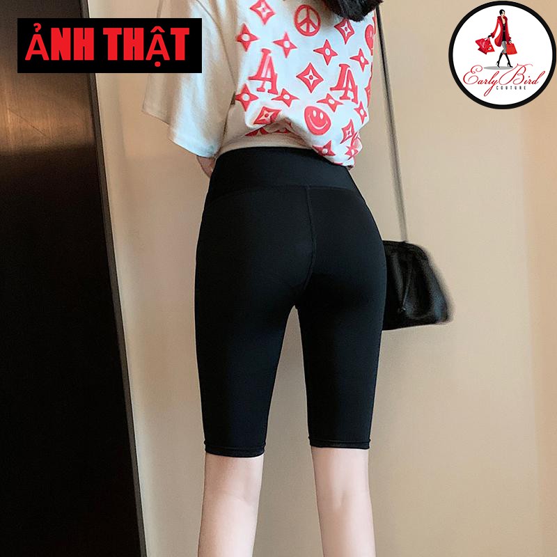 Quần Legging Lửng Tập Gym Thể Thao Siêu Dày Dặn Thun Co Dãn S,M,L "LEGGING LỬNG"