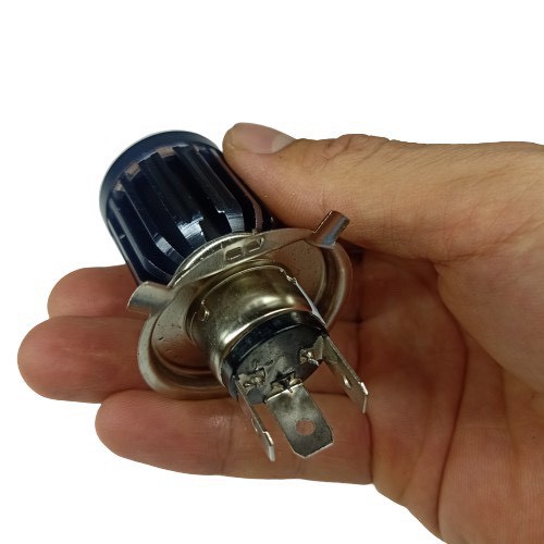 BÓNG LED H4 TÍCH HỢP BI CẦU MINI CÓ COS-PHA ( GIÁ 1 BÓNG)