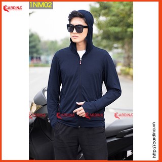 Áo Chống Nắng Nam 𝐂𝐀𝐑𝐃𝐈𝐍𝐀 Chống Tia UV Chất Thun Lạnh Cao Cấp - 2NM