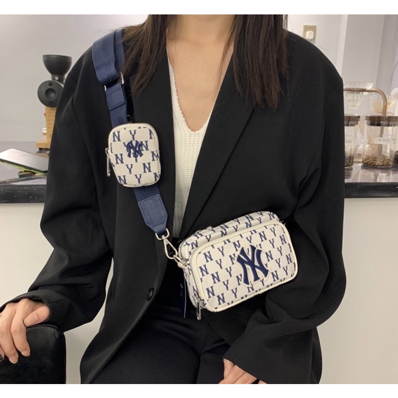 Túi  MLB mono 2 ngăn kèm túi nhỏ