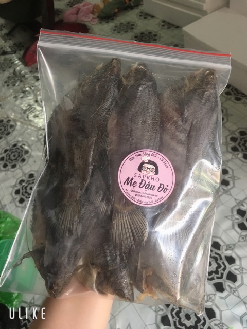 0,5kg khô cá sặc bổi vị vừa ăn (size 13 - 14 con 1kg)