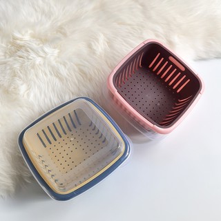 RỔ RÁ ĐỰNG RAU CỦ QUẢ CÓ NẮP ĐẬY THÔNG MINH