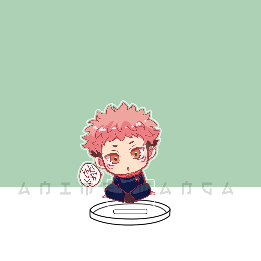 Mô Hình Nhân Vật Anime Jujutsu Kaisen Standee Chú Thuật Hồi Chiến Chibi Chất Liệu Acrylic decor góc học tập bàn làm việc