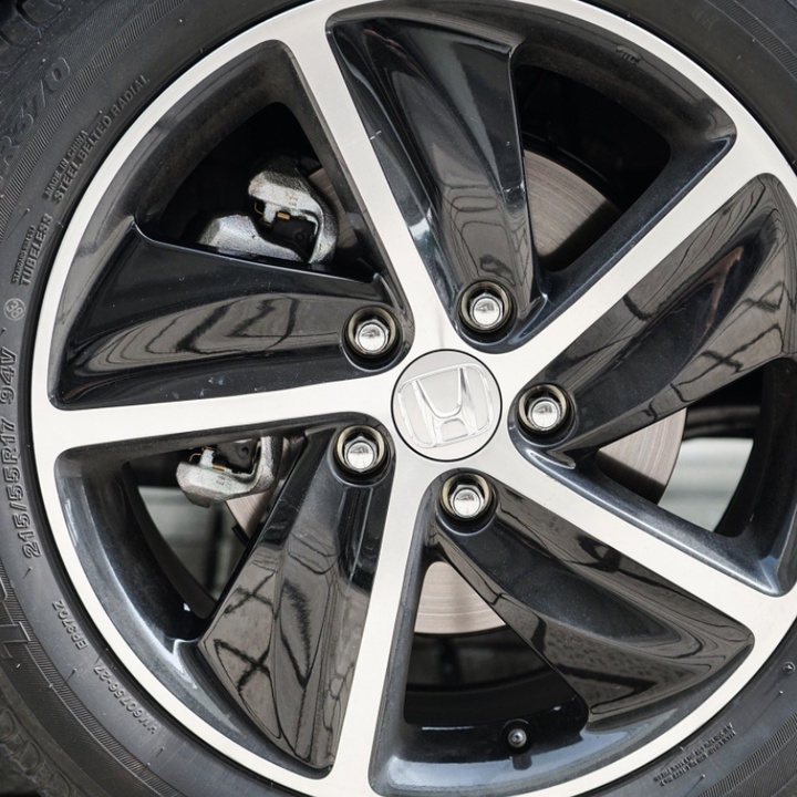 Logo chụp mâm, lazăng bánh xe ô tô Honda City, Rio đường kính 58mm, chất liệu nhựa ABS cao cấp