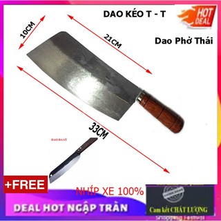Dao thái bản to ( phở thái ) Làng nghề rèn cổ truyền Đa Sỹ - nhíp xe 100%