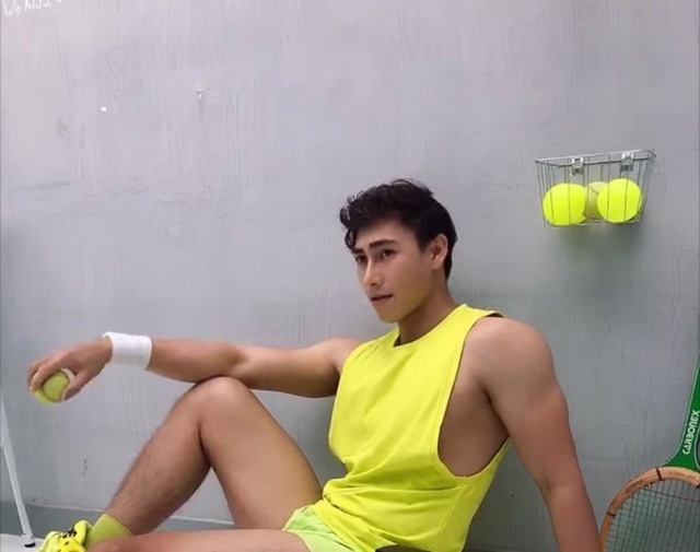 Tanktop nam xanh dạ quang