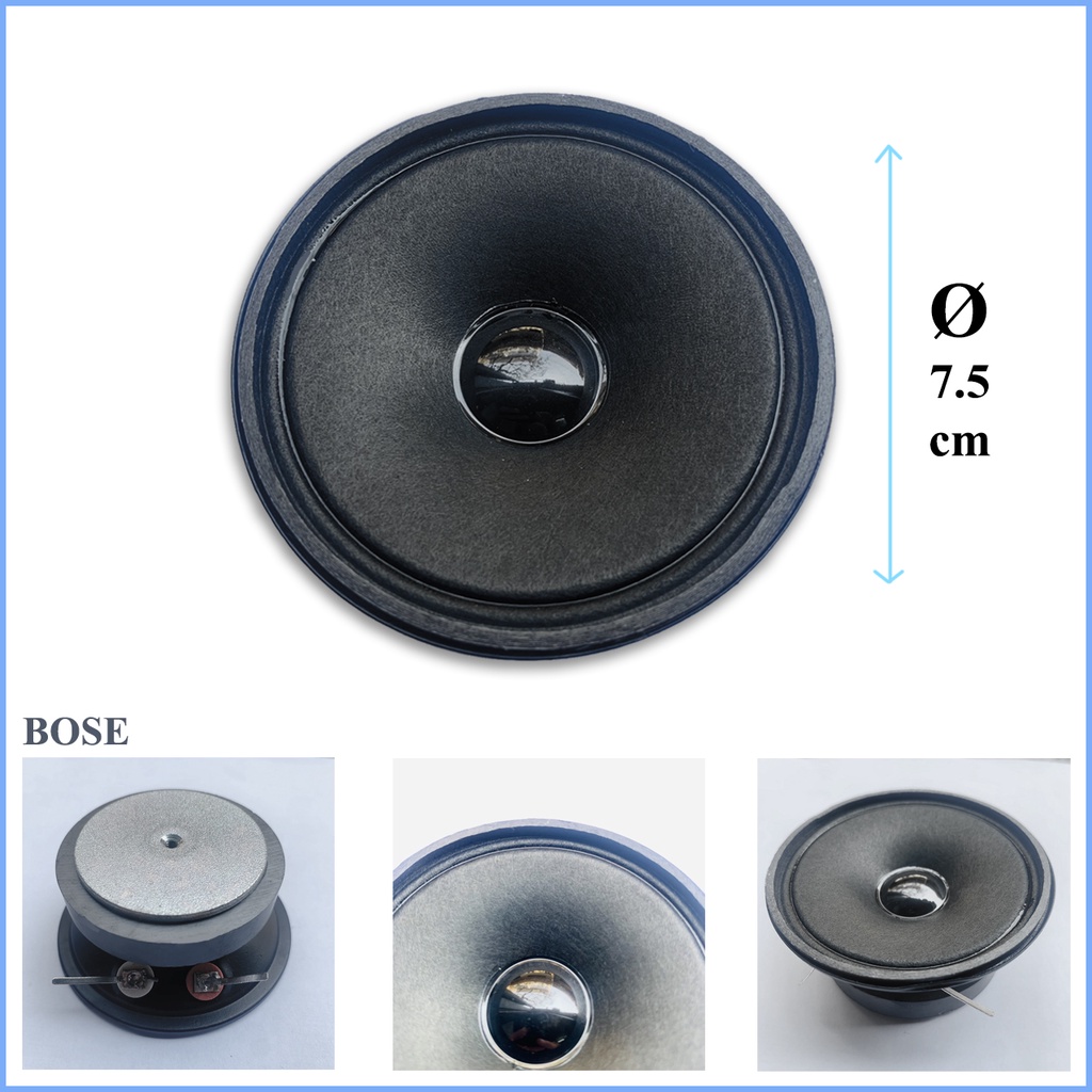 Loa trung bose 8cm loại từ trắng - Loa bose Trung mid thay thế cho Thùng loa Bose 301 - Giá tốt nhất