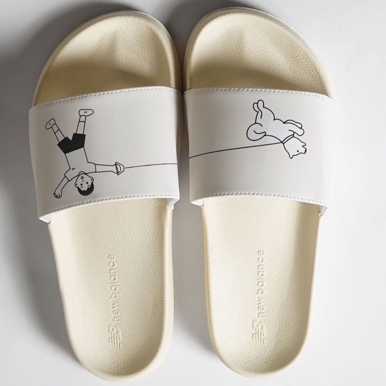 Dép quai ngang nữ NEWBALANCE X NORITAKE 1, hình dễ thương, đế nhẹ bền, êm chân, phong cách giản đơn