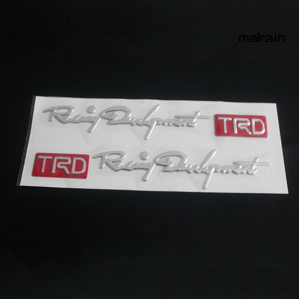 【VIP】Car Vehicle Hand Grip 3D Sticker for TRD Design Racing Department Decal Decor