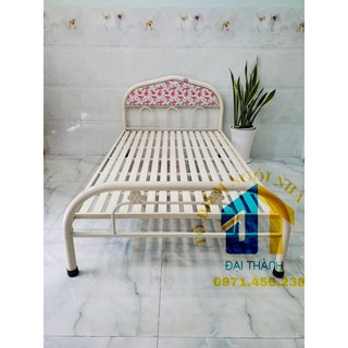 Giường sắt ngang 1m2 dài 2m Đại Thành, tháo lắp dễ dàng, miễn phí vận chuyển nội thành Hà Nội