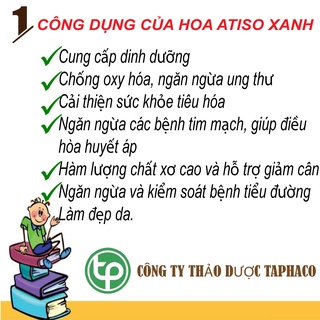 Hoa atiso xanh Đà Lạt sấy khô - hàng sạch