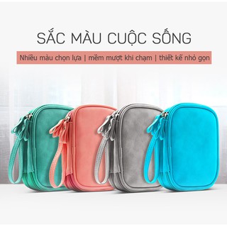 Túi đựng đồ công nghệ 2 lớp (ổ cứng rời - sạc dự phòng)