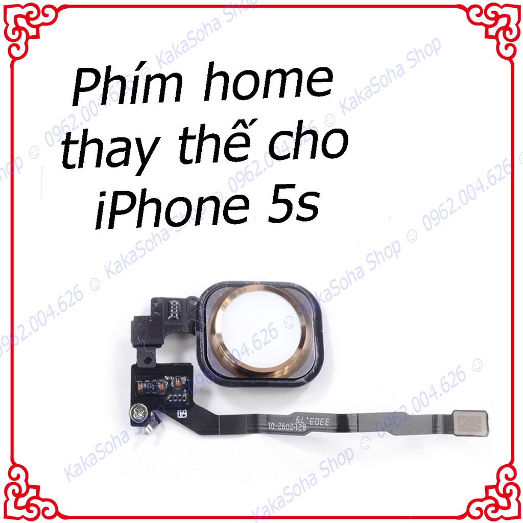 Phím home iP 5, 5s, 6, 6s, 6 plus, 6s plus, nút home iP 5, 5s, 6, 6s, 6 plus.