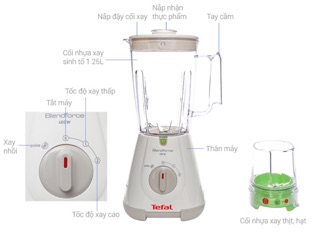 Máy xay sinh tố Tefal BL317166 - 550W