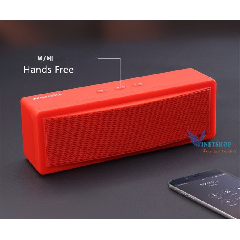 Loa bluetooth mini Sansui (nổi tiếng) âm thanh vượt trội bảo hành 12 tháng -DC3498