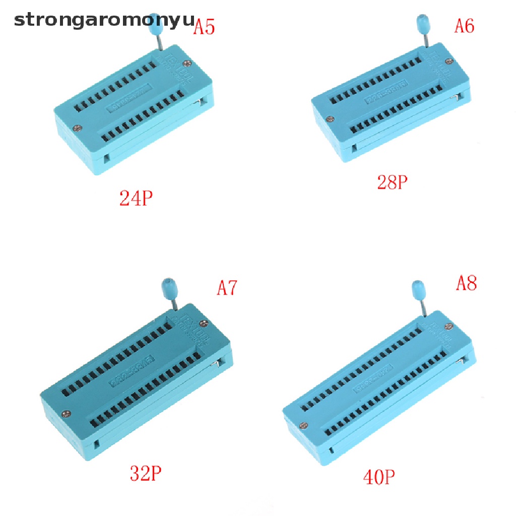 Ổ Cắm Kiểm Tra IC 14 / 16 / 18 / 20 / 24 / 28 / 32 / 40 pin Chuyên Dụng