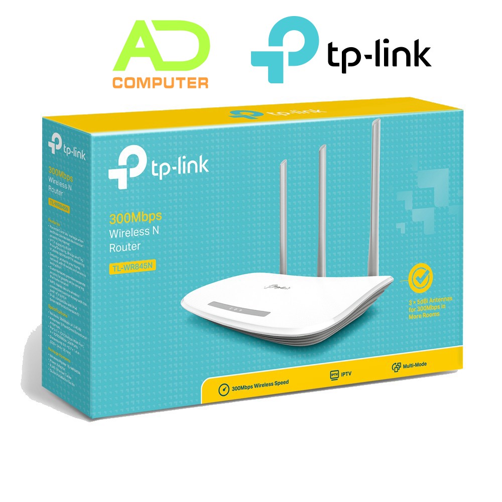 Bộ phát wifi TP-Link Router Wi-Fi chuẩn N 300Mbps WR845N