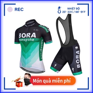 【TRONG KHO】BORA Nam mới đi xe đạp Jersey Bộ dành cho nam mùa hè thoáng khí quần áo xe đạp leo núi tay ngắn