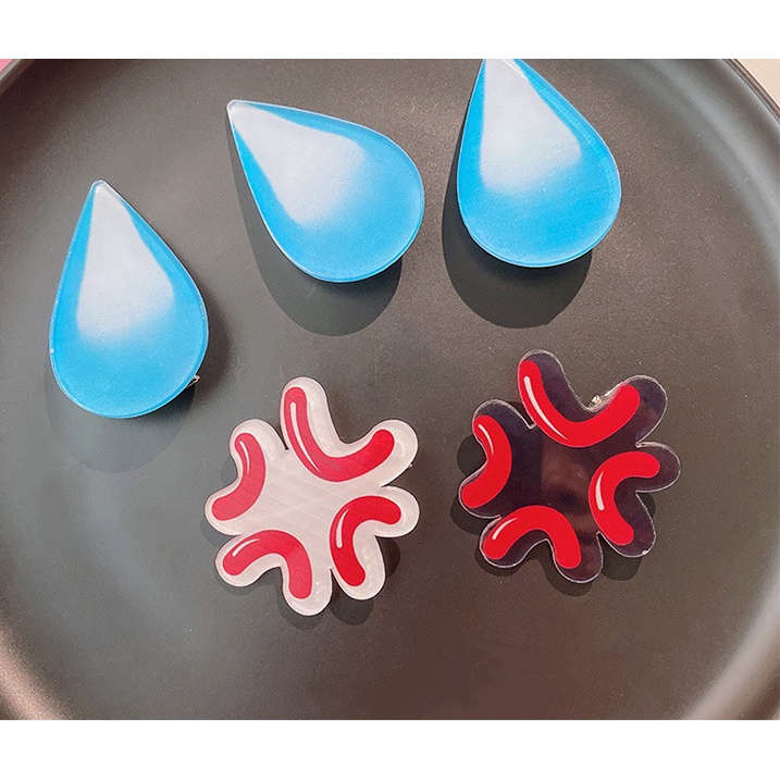 Kẹp tóc mái hình sticker đáng yêu cho nữ K81