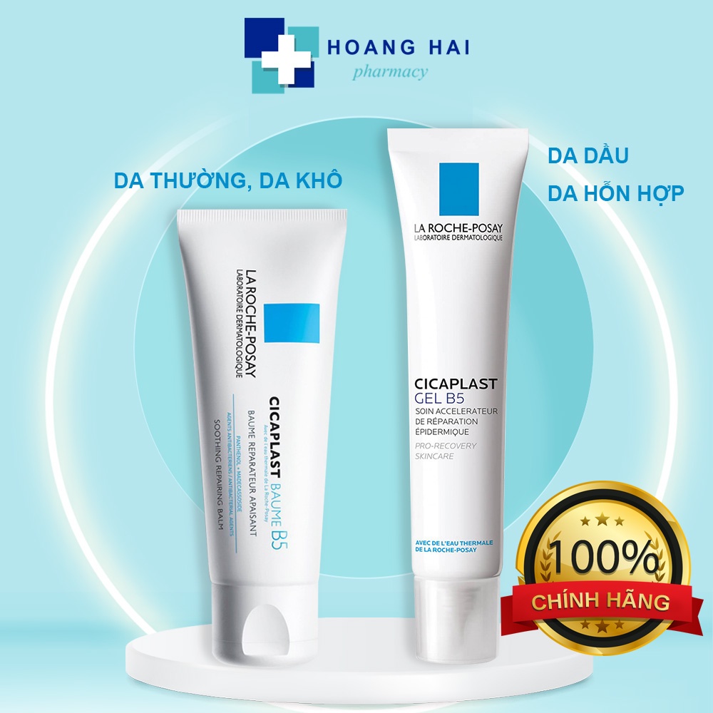 Kem dưỡng ẩm phục hồi da B5 LA ROCHE POSAY Cicaplast Baume B5 Cream - Cicaplast Gel B5 Laroche Posay 40ml