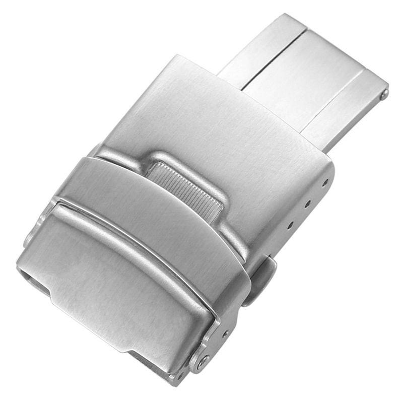 Khóa Dây Đồng Hồ Bằng Thép Không Gỉ 18mm 20mm 22mm 24mm Cho Seiko