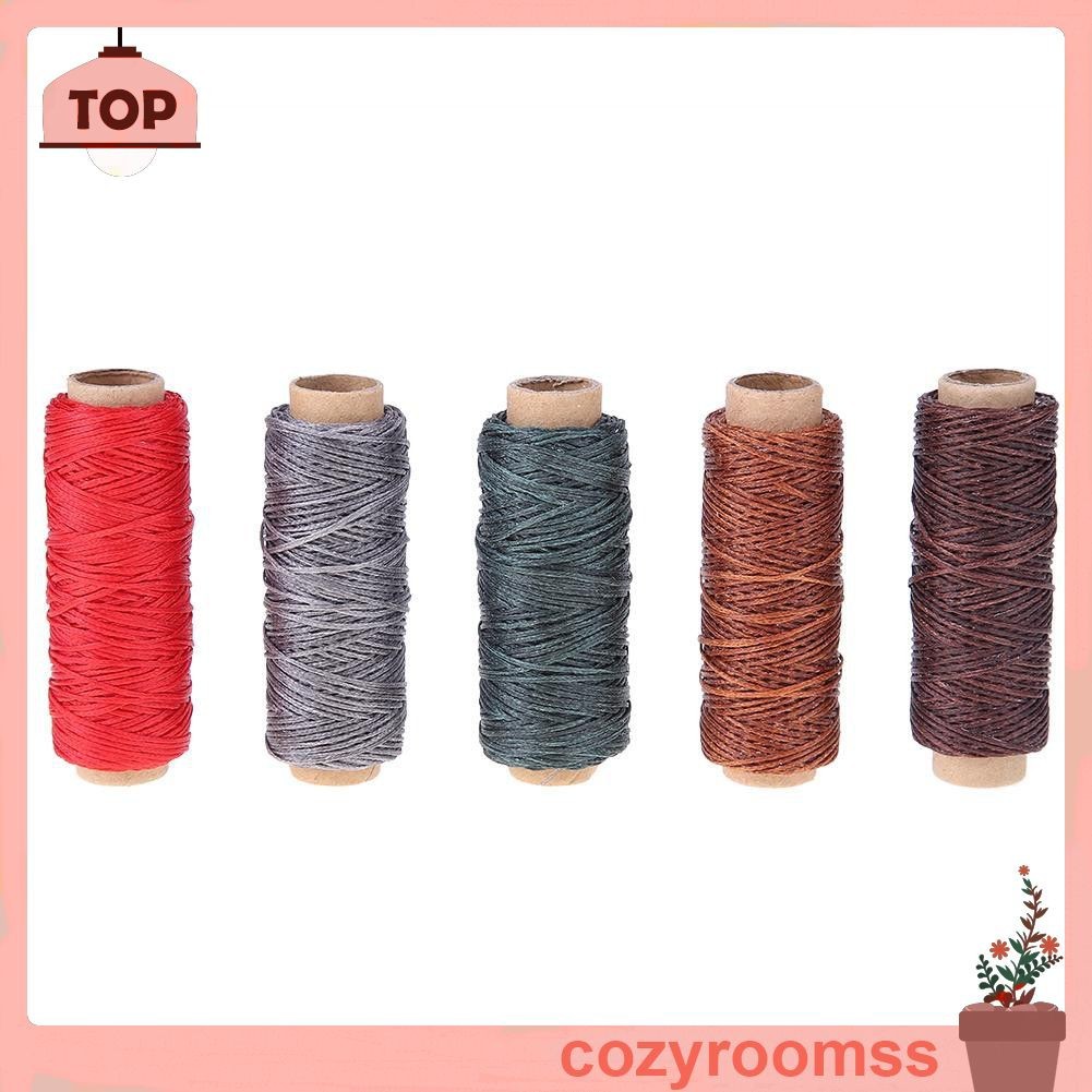 Cuộn chỉ may đồ da DIY chống thấm nước 150D dài 50m tiện dụng