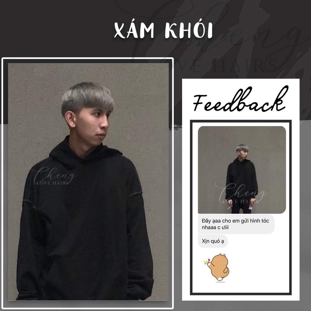 Thuốc nhuộm tóc màu XÁM KHÓI | BigBuy360 - bigbuy360.vn