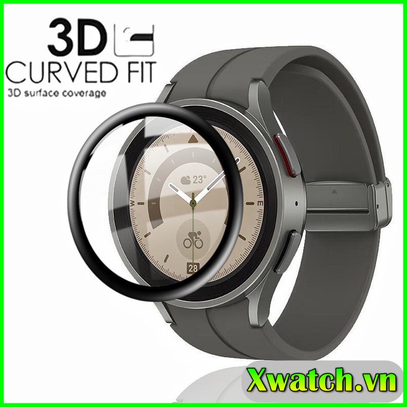 Miếng Dán 3D Full màn Cho Samsung Galaxy Watch 5 5 Pro 45mm Watch 4 40mm 44mm