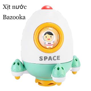 Toy while bathing swirling water rocket for babies