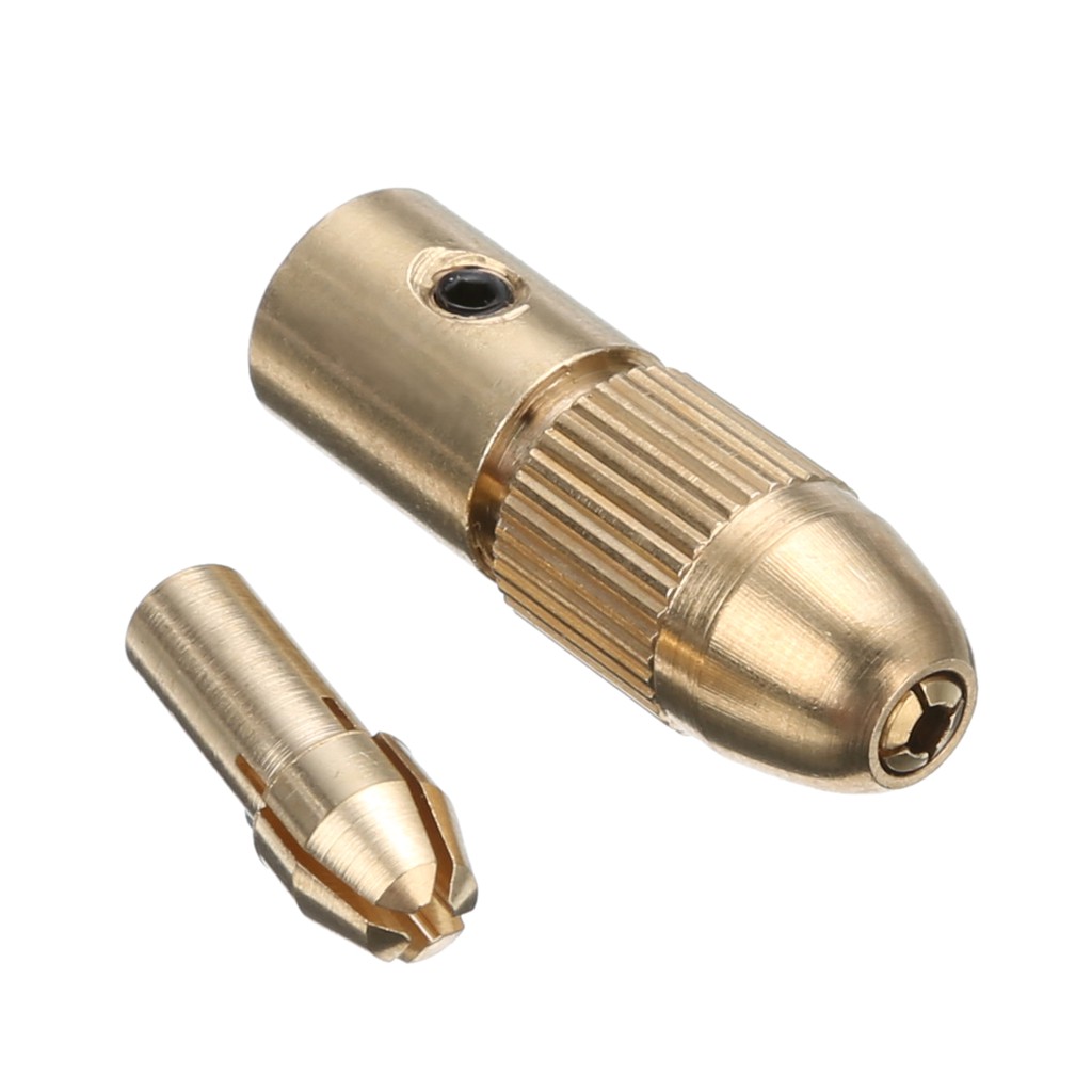 8 Đầu Kẹp Mũi Khoan Mạ Vàng 0.5-3mm