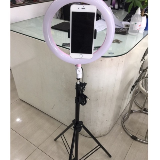 Đèn Livestream Bán Hàng Rất Tốt Loại 26CM+Kẹp 1 điện thoại bh 6 tháng