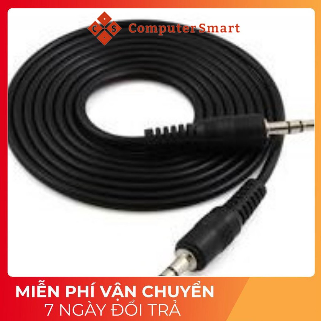 Dây Loa 1 Ra 1, Dây 2 Đầu 3.5mm Dài 5m Hàng Chất Lượng, Ổn Định, Giá Tốt