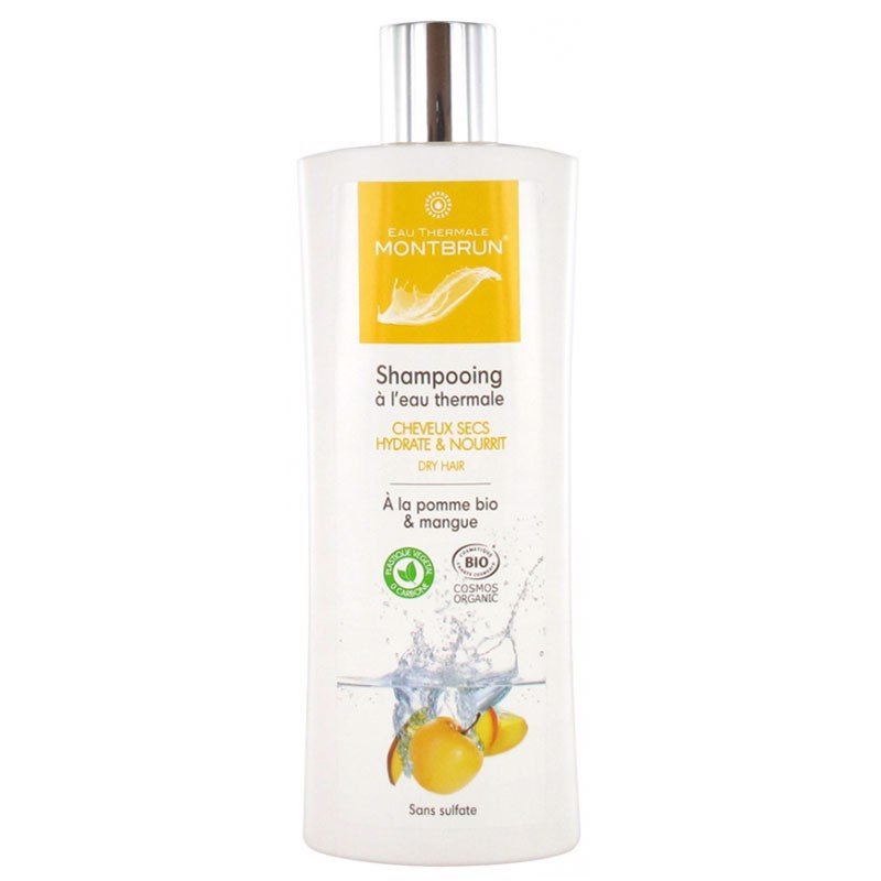Dầu Gội Hữu Cơ Không Sulfate Dành Cho Tóc Khô Hương Táo, Xoài Montbrun 250ml - GiftLife