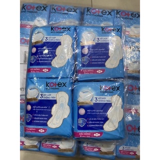 Combo 8 gói Băng vệ sinh Kotex mỏng cánh