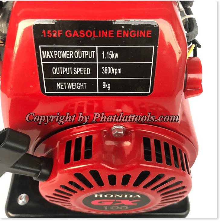 Máy bơm nước chạy xăng Thailand GX100-152F-Động cơ 4 thì tiết kiệm nhiên liệu