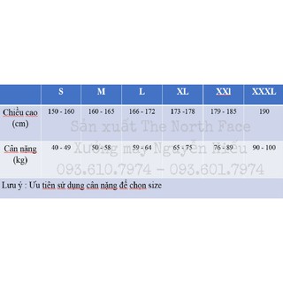 Áo TNF 2 lớp
