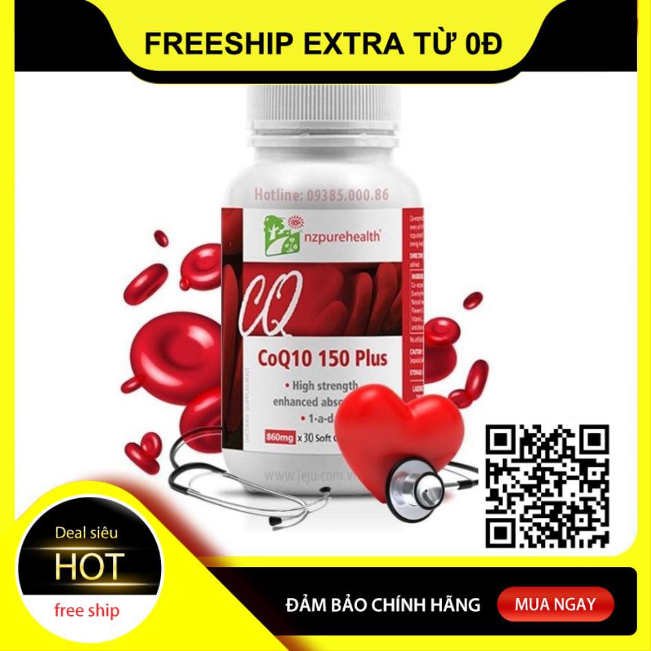 Chống Lão Hoá Nzpurehealth CoQ10 150 Plus 30 viên | BigBuy360 - bigbuy360.vn