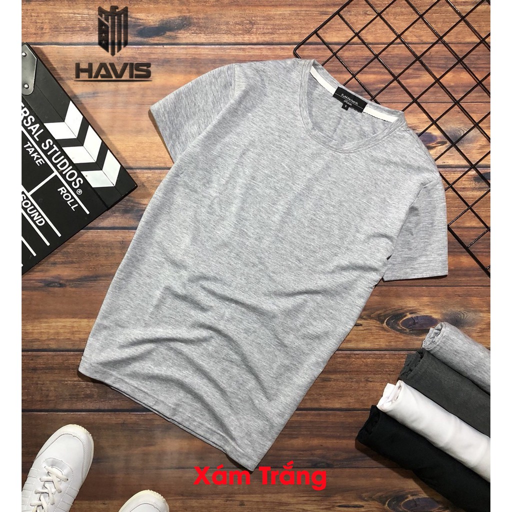 Áo thun nam cổ tròn Richard chất thun cotton thoáng mát AHQ173 | BigBuy360 - bigbuy360.vn