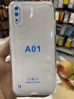 Ốp lưng Samsung A01 dẻo trong suốt