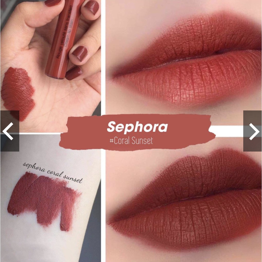 Son kem lì Sephora Rouge Velouté Sans Transfert Cream Lip Stain