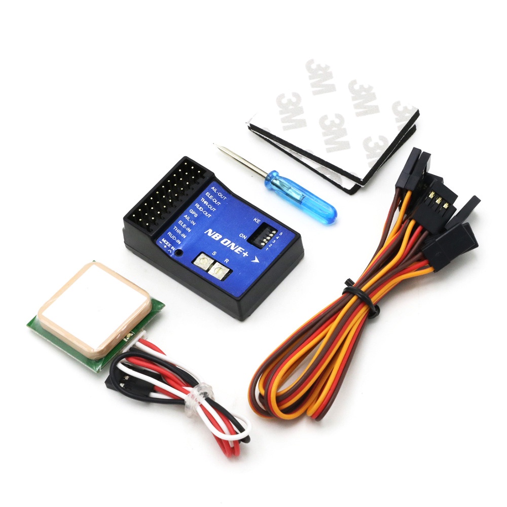 Mạch ĐiềU KhiểN Bay NB One + 32-Bit Gyro Với Chế Độ Giữ 6 Trục + Mô-Đun GPS Cho Máy Bay FPV RC