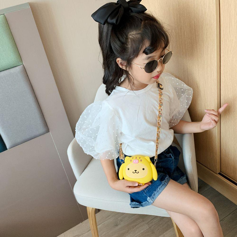 Túi Đeo Vai Bằng Silicon Hình Melody Hoạt Hình 26E Có Thể Điều Chỉnh Dây Đeo Tùy Ý Cho Bé Gái
