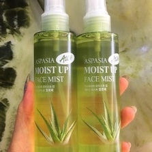 Xịt khoáng lô hội Aspasia Moist Up Face Mist Hàn Quốc 150ml khoáng nha đam dưỡng trắng da, dưỡng ẩm cho da