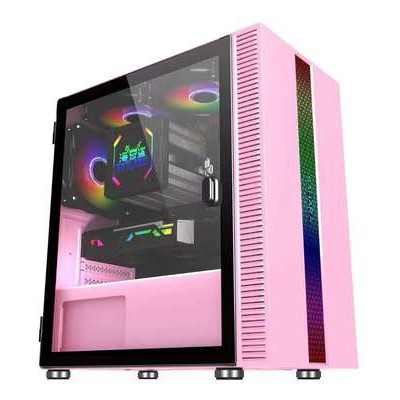 VỎ MÁY TÍNH , THÙNG CASE MÁY TÍNH SAHARA LIGHT 6,M-ATX,ITX, Mặt hông giả kính - Hàng chính hãng