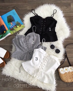 Áo Đan Dây Peplum Cao Cấp