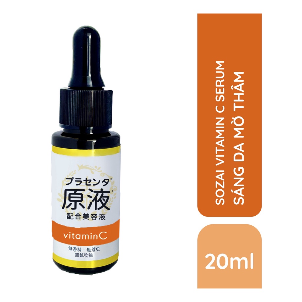 Serum vitamin C Sozai Farm Nhật Bản 20ml